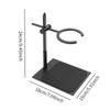 Pour Over Coffee Stand Coffee Dripper Filter Stand Retro Hand-Brewed Coffee Stand Household Drip Filter Stand Wooden Base Adjust