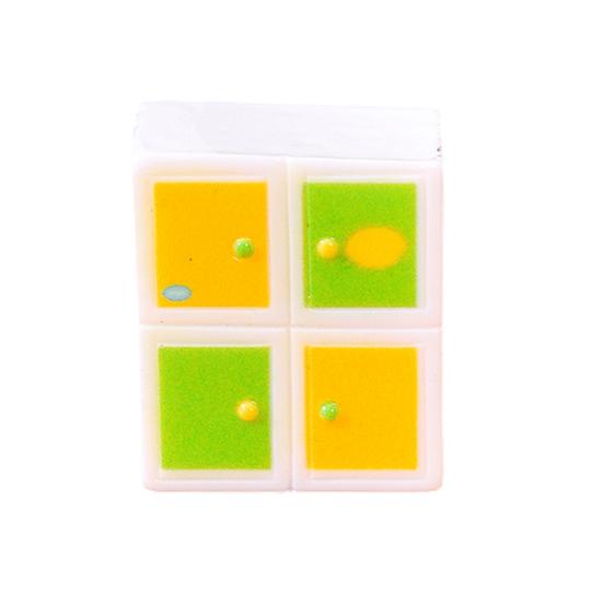 Yousheng Miniature Dollhouse Furniture Mini Resin Bed Sofa Cabinet Table Accessories Lemon Style Tiny Pretend Play Props for Fairy Garden Doll House