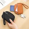PU Leather Women Wallet Multi Functional Solid Color Coin Purse Litchi Pattern Korean Style Mini Purse Daily Use