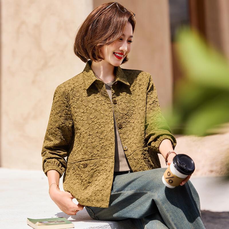 

Женская весенне-осенняя модная куртка с длинным рукавом Baolianduo 3XL