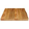 Vidaxl Tabletop with Natural Edge, 70X60X3.8 Cm, Mango Wood