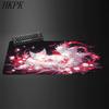 Large Cute Anime Pink Fox Desk Mat Mouse Pad Gaming Gamer Speed Table Mat Office Accessories Keyboard Laptop NonSlip Mousepad