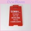 Funny Office Decor Plastic Sign With Inspirational For Workplace Gift