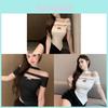 Summer Fashion T Shirt With Hollow Out Design For Womens Casual Wear