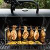 Chicken Leg Rack For Grill Grill Chicken Leg Rack Stainless Steel Non Stick Foldable BBQ Tools For Barbecue Backyard Cooking
