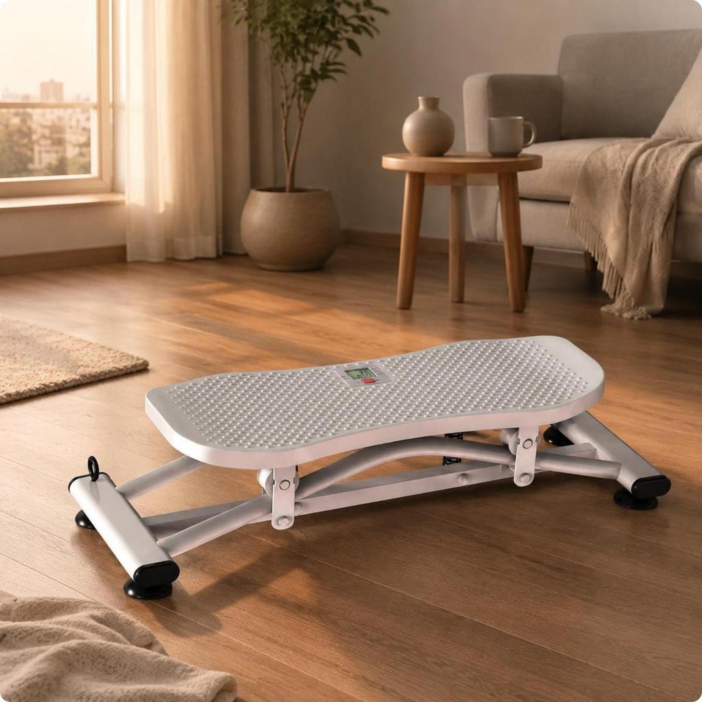 Ski Machine Compact Stepper Board Adjustable Intensity for Home Gym