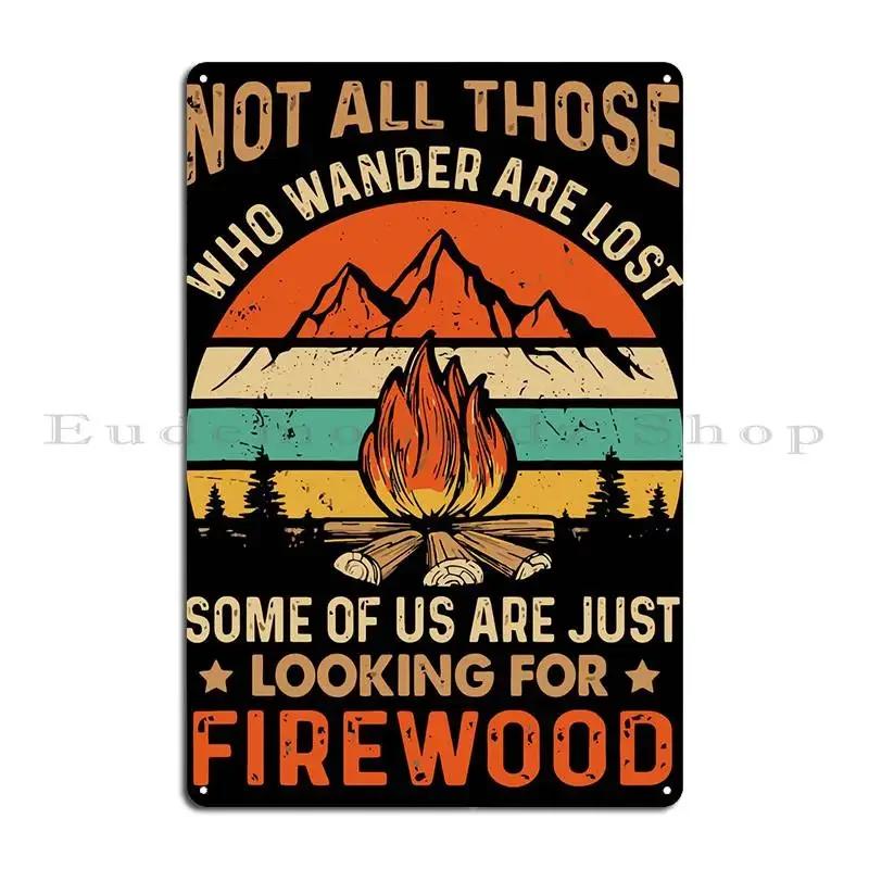Funny Camping Wander Metal Signs Party Club Wall Decor Customize Create Tin Sign Poster 20x30cm（7.8x11.8inch）