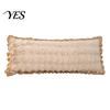 Luxury Decorative Sofa Cushion Covers Fluffy Body Pillow Cover, Faux Rabbit Fur Bed Cover with Zipper, Ruffle Hidden Zipper Trim, Plush Bubble