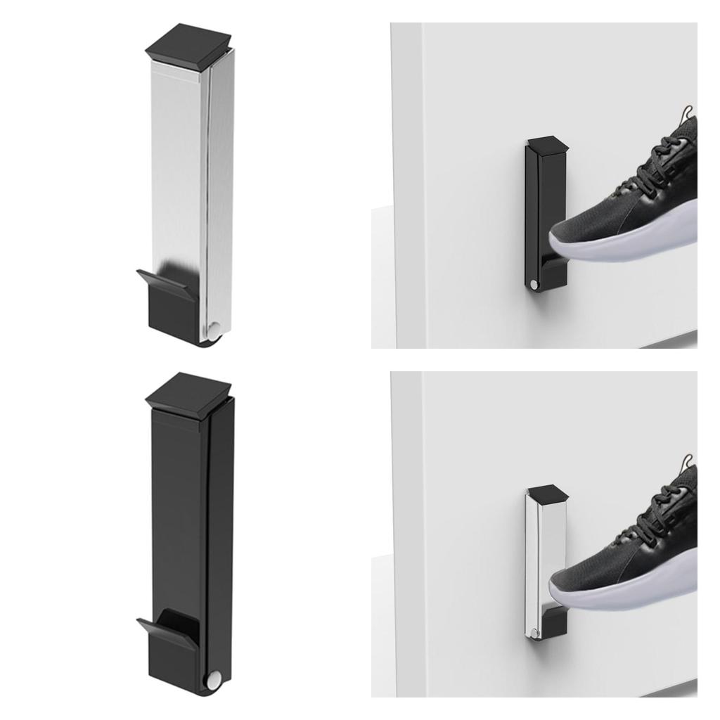 Kick Down Door Stop Adhesive or Screw Easy Install Door Stopper Keep Door Open