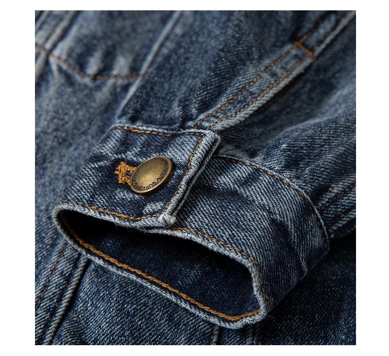 Trendy Retro American Denim Jacket: Versatile, Loose Fit for Autumn/Winter