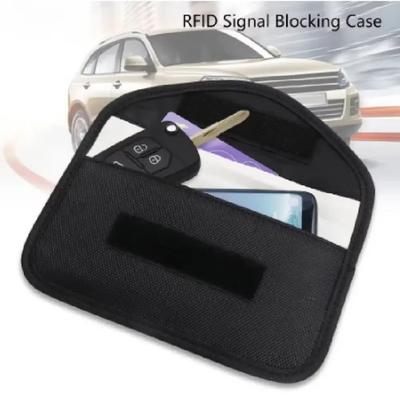 Taşınabilir Araba Anahtarı Sinyal Engelleyici Kılıf Faraday Kafesi Anahtarlık Kılıfı Anahtarsız RFID Engelleme Çantası RFID Kart Koruyucu Araba Aksesuarları