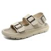 Summer Fashion Buckle Men Sandals Thick Sole Solid Color Slippers Soft Bottom Anti Slip Lightweight Shoes Chaussures Homme Ete