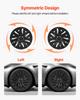 Hubcaps Wheel Covers for 2021-2024 Tesla Model Y, 19 Inch Set of 4 Wheel Rim Cover Hubcaps OEM Style Replacement, R19 Size Snap On Car Hub Caps,