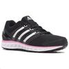Adidas Comfortable Versatile Fabric Synthetic Leather Non-Slip Wear-Resistant Low-Top Running Shoes Women Sneakers Black Pink AQ2318