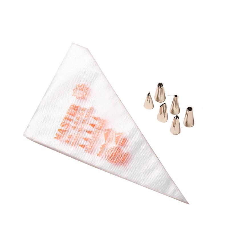 Disposable Pastry Bag & Nozzle Set