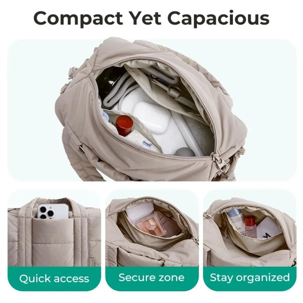 Large Capacity Crossbody Bag Dry and Wet Separation Mini Handbag Lightweight Fitness Bag for Leisure Travel Sport Daily Commutes