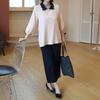 Shiz Madam Balloon Sleeve Pearl Accent Tee T57311