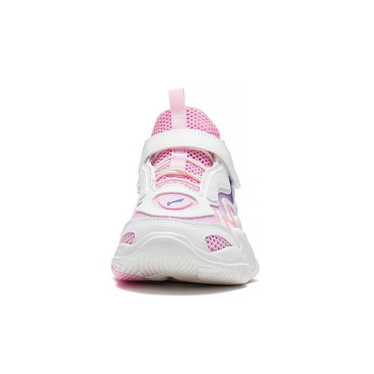 Li Ning Evo Comfortable Versatile Kids Casual Shoes Kids Casual Shoes White Pink YKCS050-2