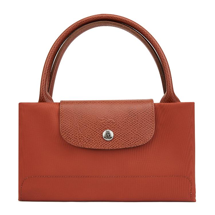 Longchamp Zipper Closure Snap Foldable Nylon Tote Bag Women Tote Bags Red 1623919404