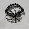 Fashionable Diamond Encrusted Spiders Bracelet Sturdy Alloy Hand Rope Fit All Wrist Sizes for Men and Women Outfits