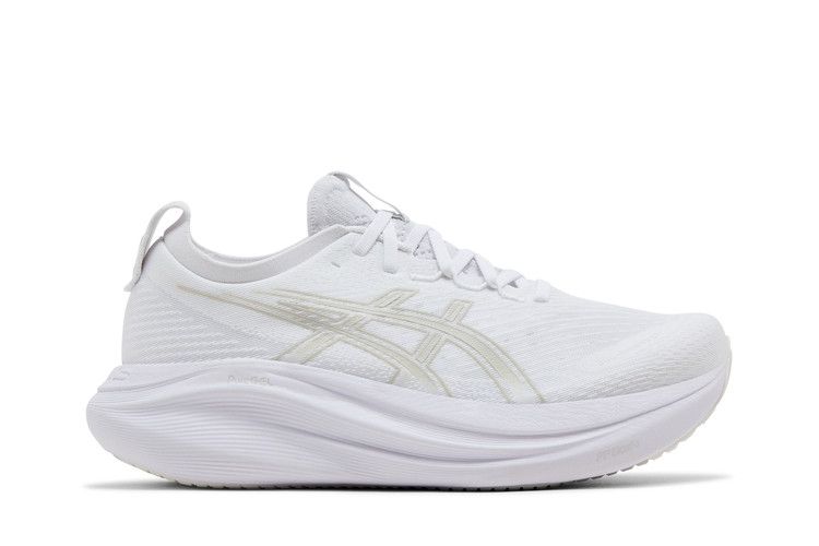 Women's Sneakers ASICS Gel-Nimbus 27 White Glacier Grey (Women's) White/Glacier Grey