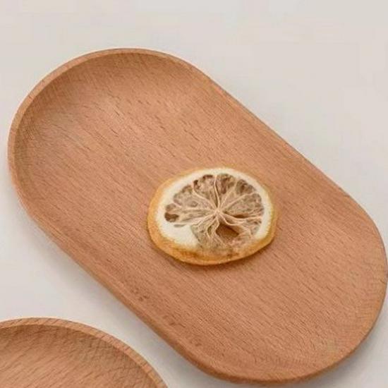 Nordic Retro Japanese Acacia Wood Coffee Tray Set
