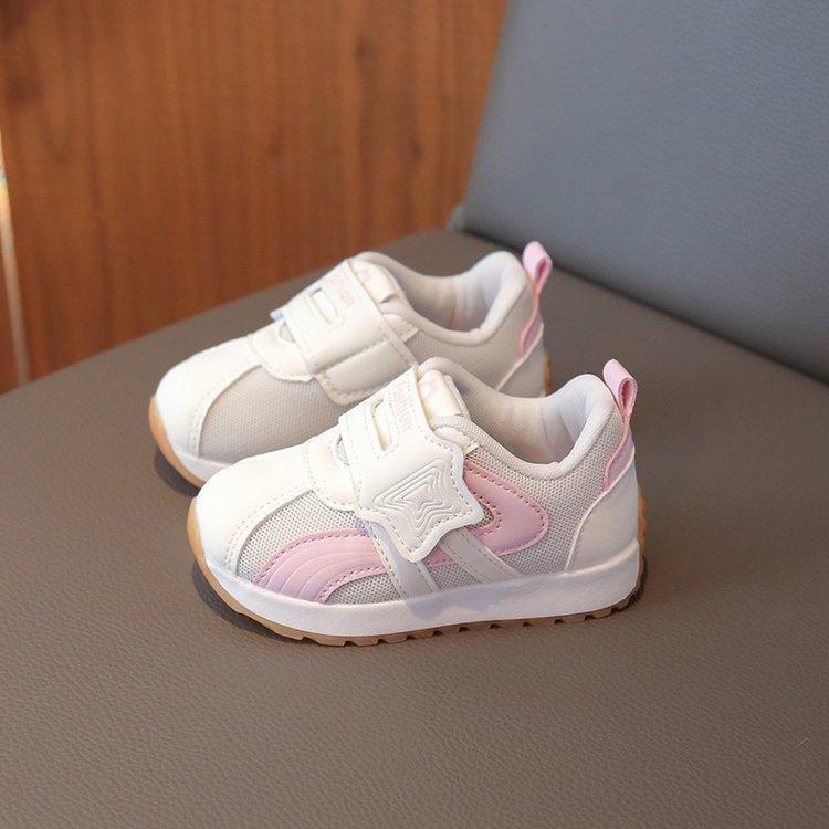 Children's Sports Shoes Soft Sole 2025 Spring and Autumn New Girls Shoes Boys Breathable Mesh Children's Baby Mesh Shoes