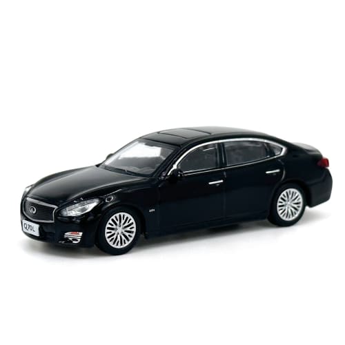 Paudi Model 1/64 Infiniti Q70L Model Car, Black, for Collection