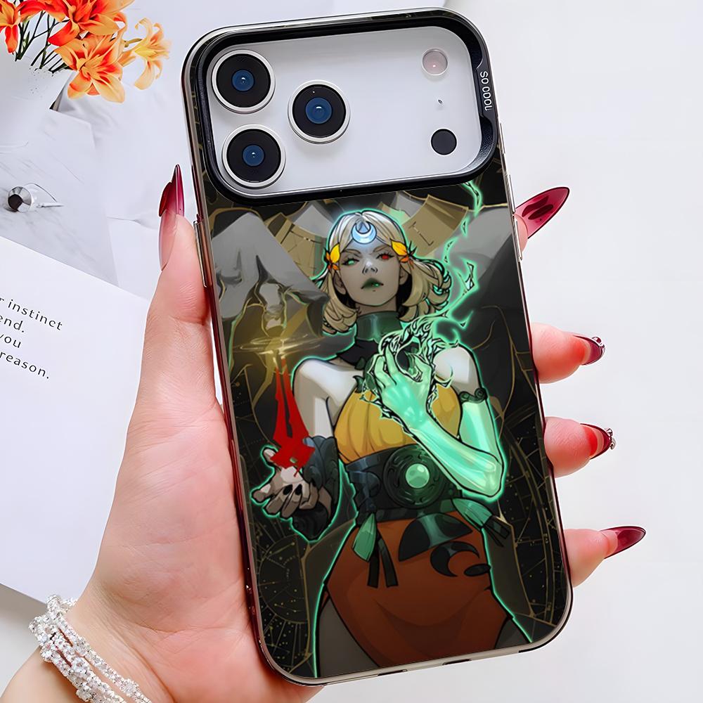 H-Hades Ii Game Phone Case For IPhone 17 Pro Max 16 Pro Max 15 14 13 11 12 Mini Xs X Xr 7 8 Plus Se Color Silver Cover