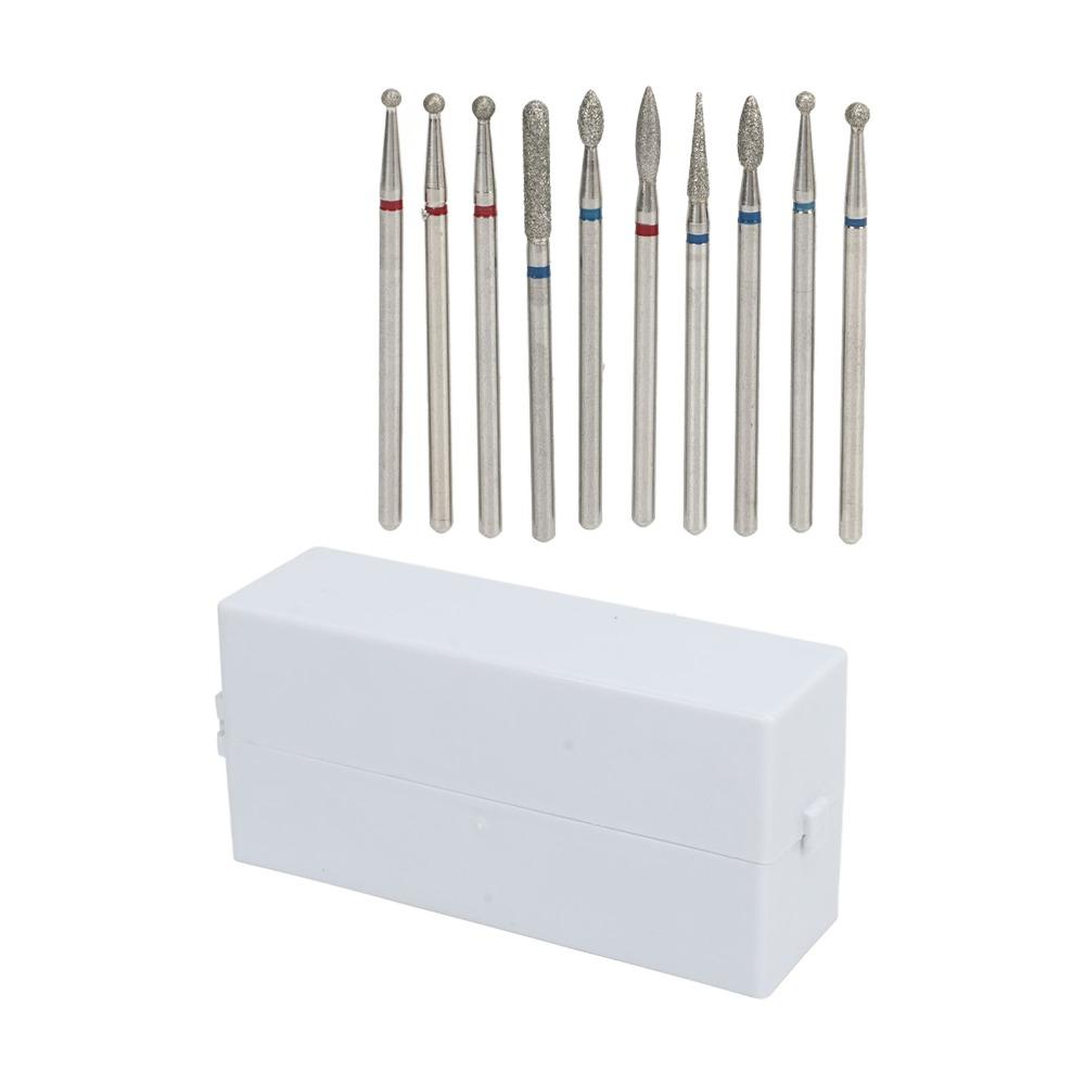 30pcs Portable & Durable Nail Drill Bits Set Ideal For Nail Technicians And Diy Users