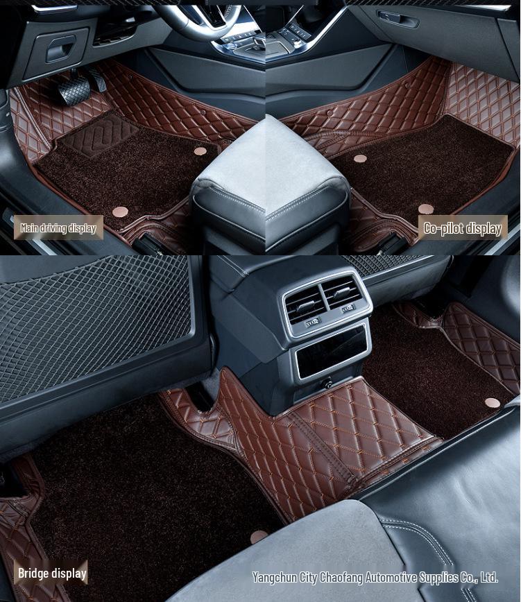 Floor Mats Compatible with Toyota Camry, Corolla, Highlander, Reiz, RAV4, Crown, Levin, and More Models