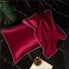19 Momme Pure Silk Pillowcase Single Side Solid Color Mulberry Pillow Cover Bed