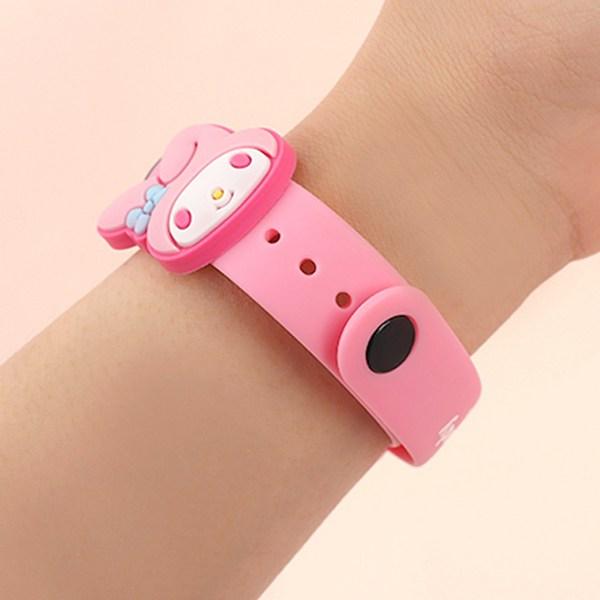 Sanrio My Melody 3D LED Wristwatch Girls Children Elementary School Electronic Watch