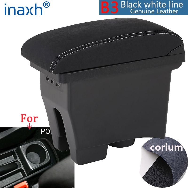 Pro Volkswagen POLO Loketní opěrka 2012-2018 nová Pro VW POLO Mk5 6R Vento Box na loketní opěrku do auta Střed Úložný box Autodoplňky Retrofit