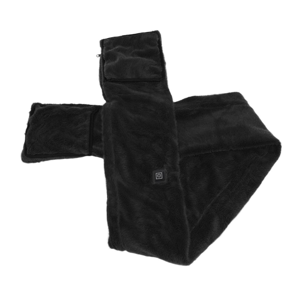 Heated Scarf USB Anti Cold   Lasting Quick Heating Soft Electric Heating Scarf Neck Warmer for Winter