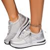 New Summer Women's Flat Shoes Wide Width Round Toe Solid Color Lace-Up Casual Shoes
