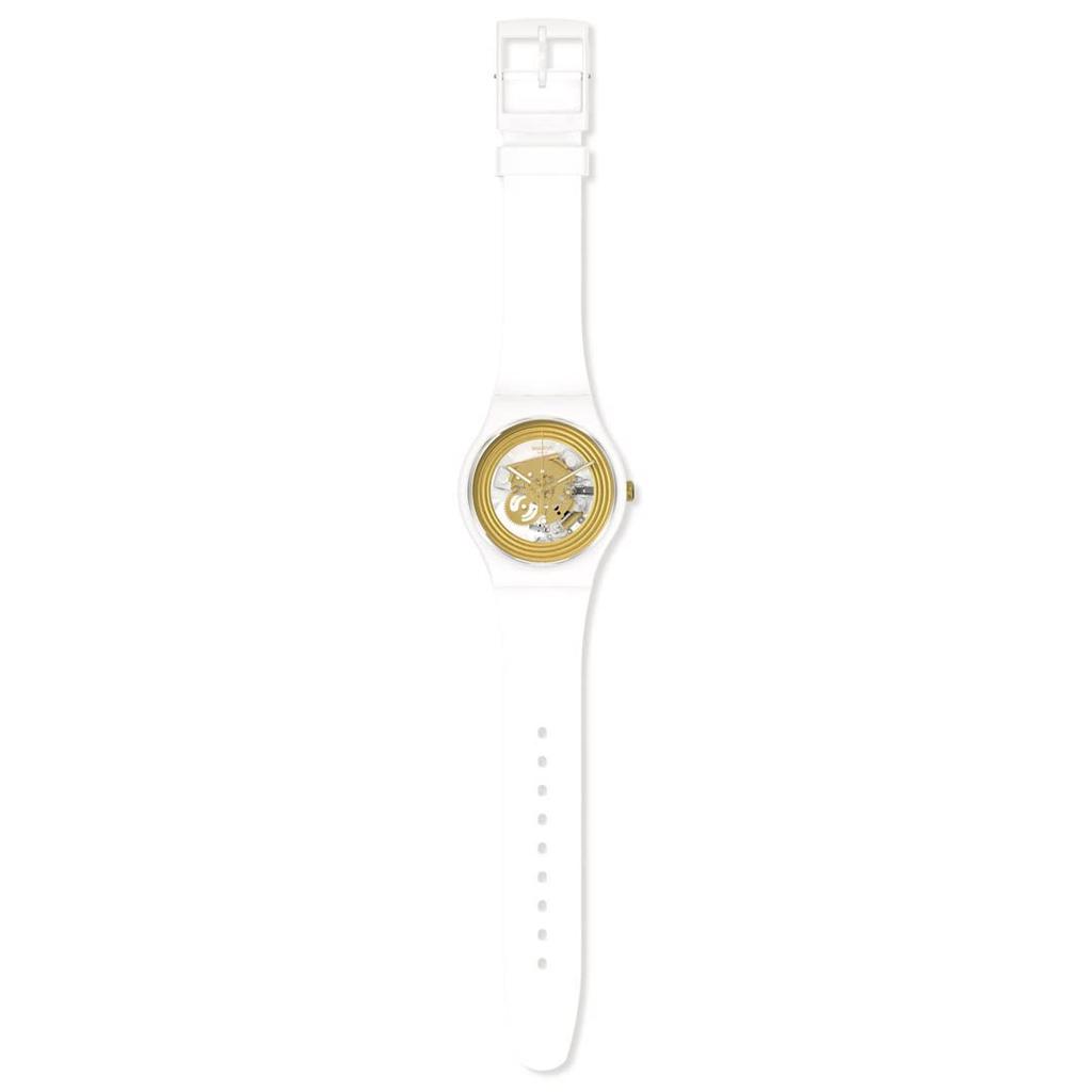 Swatch Golden Rings White New Gent SO29W107 Watch, White