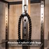 Tricep Rope Non-Slip Cable Attachment Coated for Bodybuilders