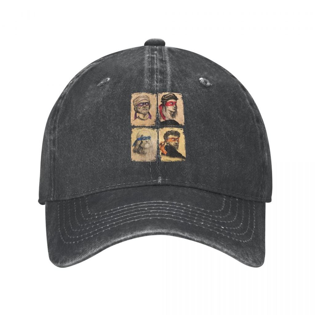 Veda Korytnačky Jar Jeseň Šiltovka Ženy Baseballová čiapka Klasický Mutant Ninja Baseballová čiapka Denim Vonkajšie Casquette Gorras