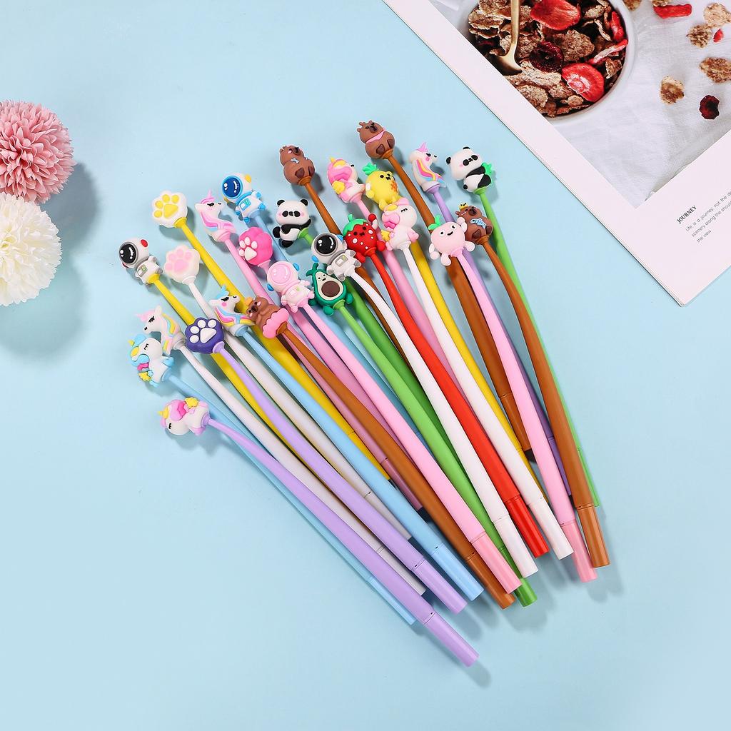 1 Pc Panda Shake Pen Neutral Pen Fluent Writing Suitable for Office Work, Brushing Questions, Signing Writing, Diaries, Notes, Student Classroom Pri