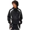 Anta Bequeme Schlichte Farbblock Vielseitige Lockere Kapuzen-Zip-Jacke Unisex-Jacke 172531601-5
