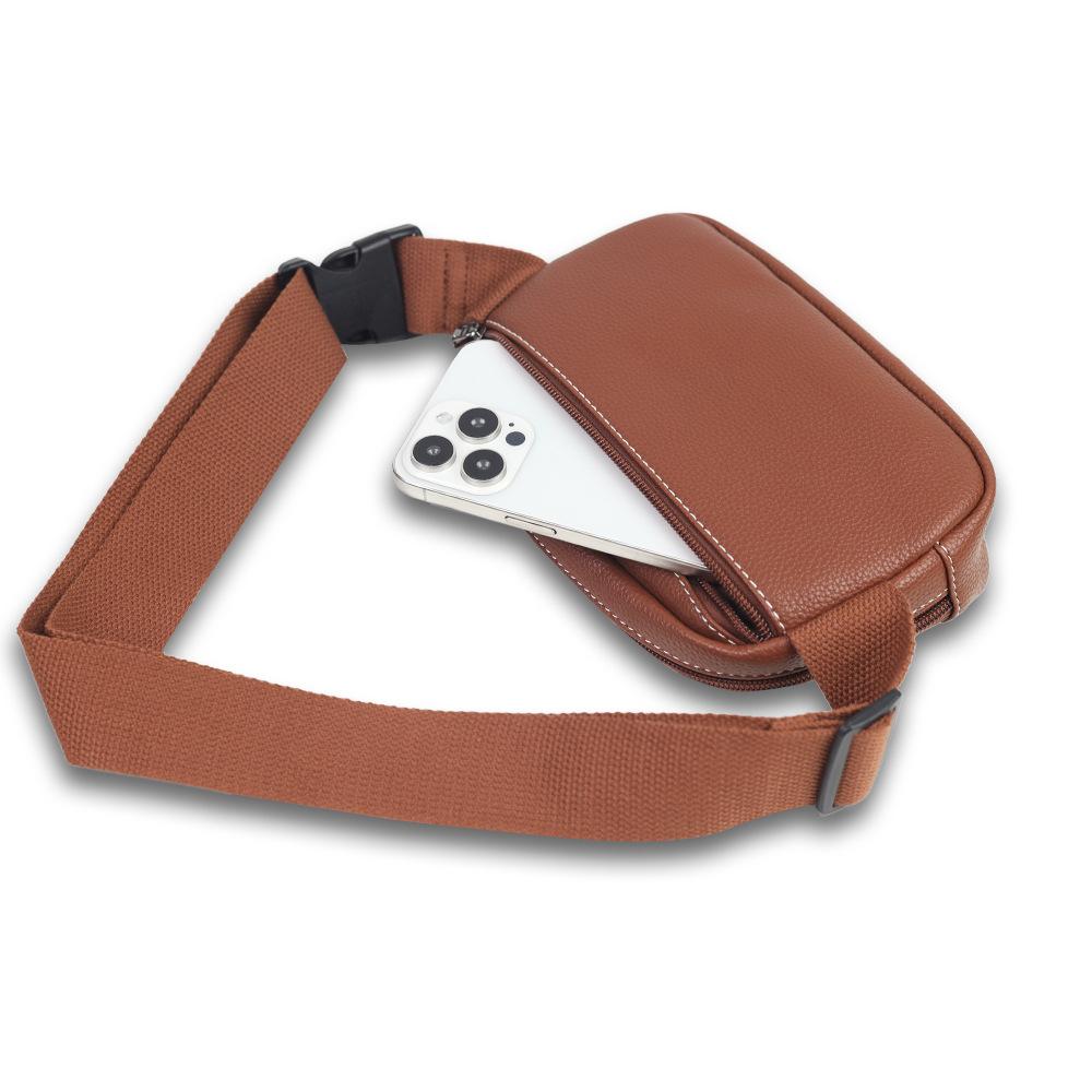 Bohemian-style Women's Crossbody Bag, Fashionable and Retro Chest Bag, European and American High-end Waist Bag