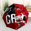 Cr7: Legacy Motion Portable Automatic Umbrella Compact 8-Rib Lightweight Sturdy Construction All-Season Travel Fashion Lovers Birthday/Christmas Gift