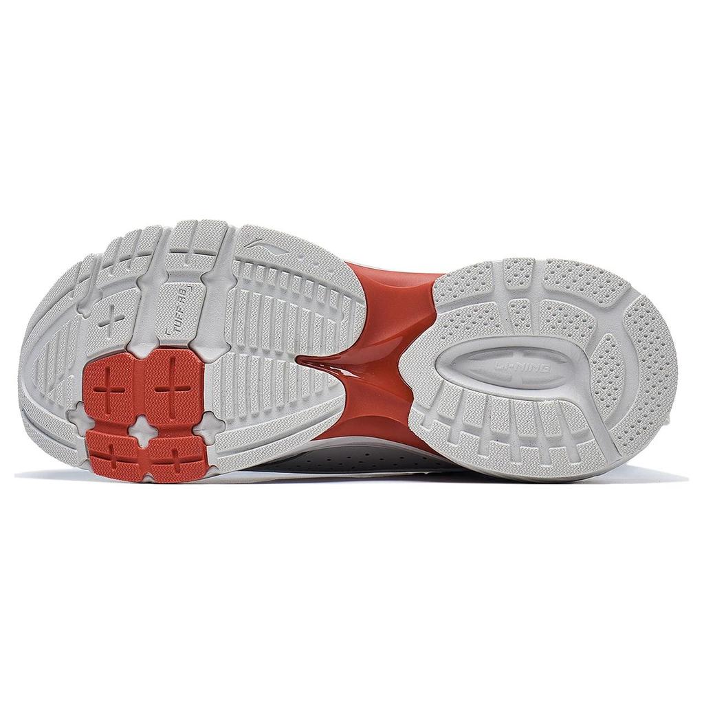 New LiNing Comet LITE LITE Anti Slip Wear Resistant Low Top Casual Shoes Women's White Red AGCT236-3