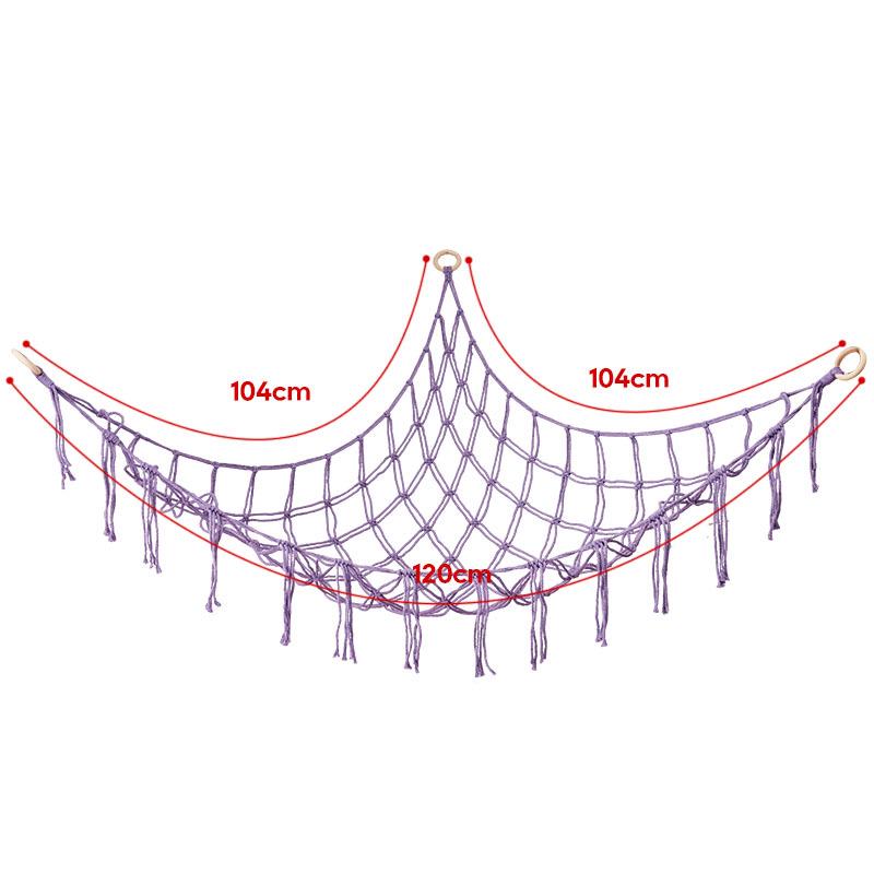 Corner Toy Hammock: Plush Triangle Storage & Room Decor