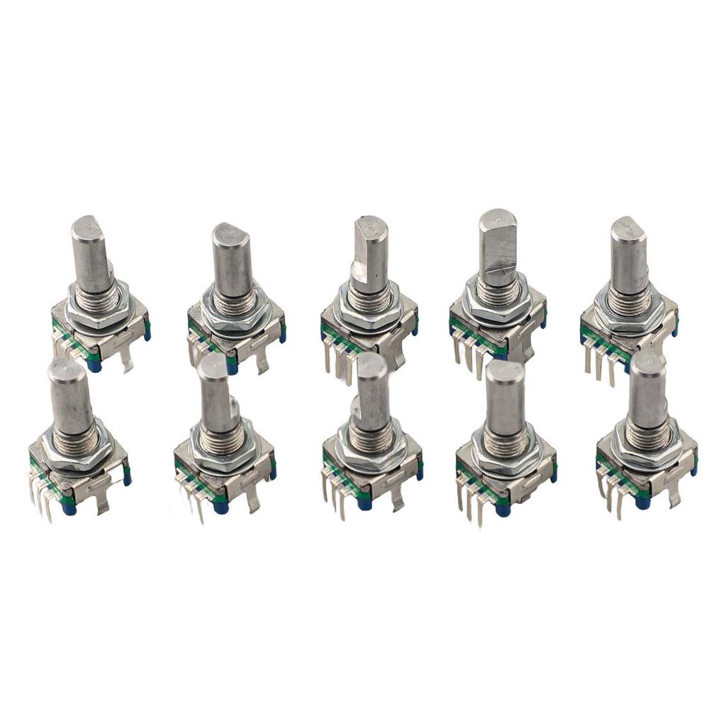 15mm Push Button Switch Precision Rotary Encoder Switch Data Entry Tasks 5Pin Encoder Instrumentation Long Service Life