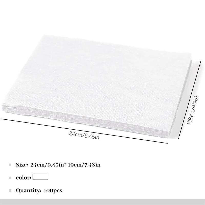 100 Blatt Nagelsaubsauger Filter Papier Nagelsauger Filter Papier Nagellack Sauger Filter Papier Sauger Pad