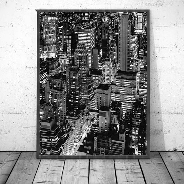 

Современный скандинавский городской пейзаж, живопись, Нью-Йорк, холст, настенные постеры, украшение, картина для домашнего интерьера, декор комнаты, без рамки 21*30cm No Frame