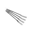 304 Stainless Steel Fruit Fork Solid Round Stick Small Fork High Appearance Level Household Long Handle Fruit Cake Dessert Fork