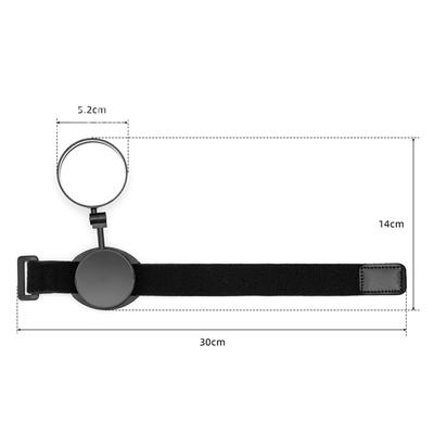 Foldable Bicycle Wrist Mirror 360° Rotatable Cycling Wrist Rearview Mirror